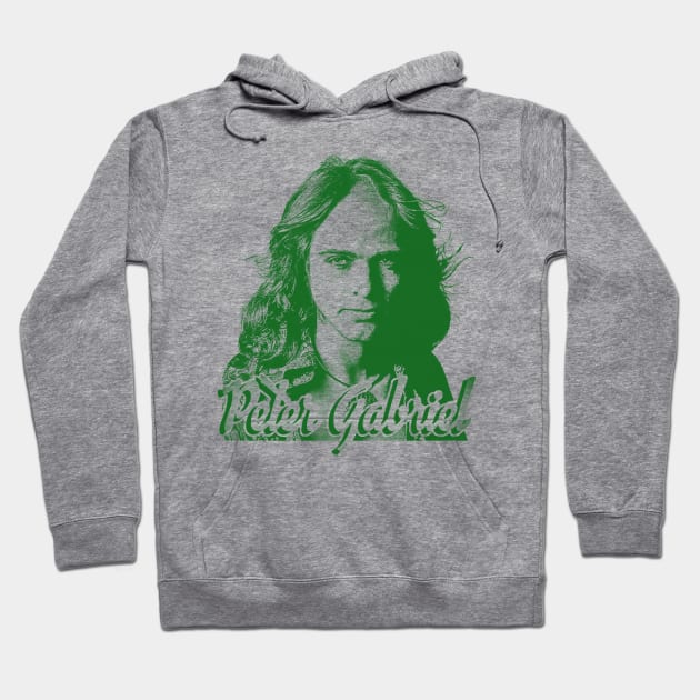 33 peter gabriel - green solid style Hoodie by Loreatees